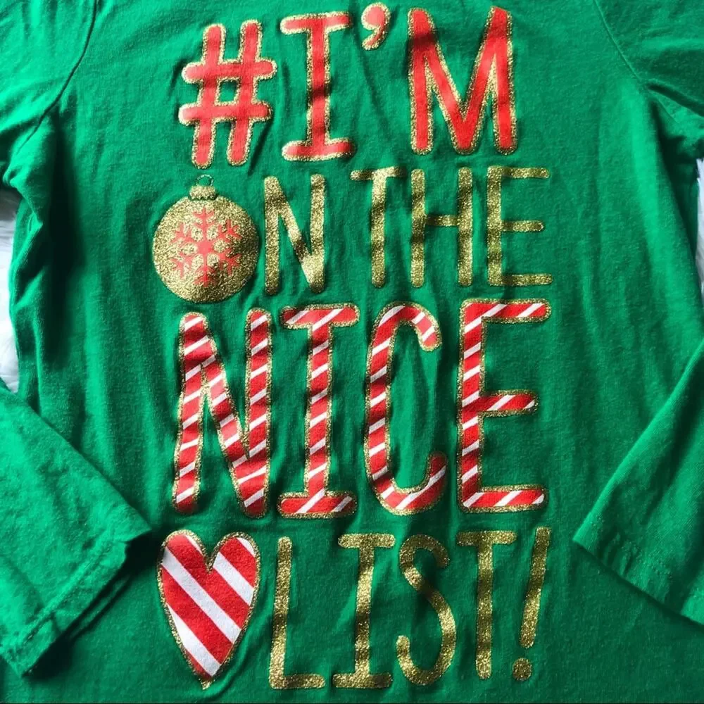 THE CHILDREN'S PLACE • I’m On The Nice List Christmas Tee